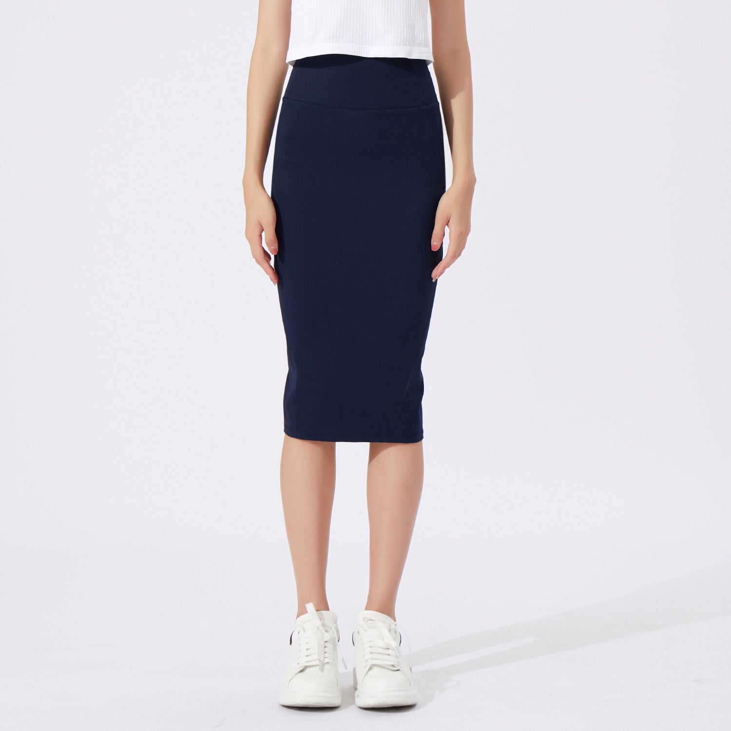 Nude Feel High Waist Hip Lift Sports Running Skirt