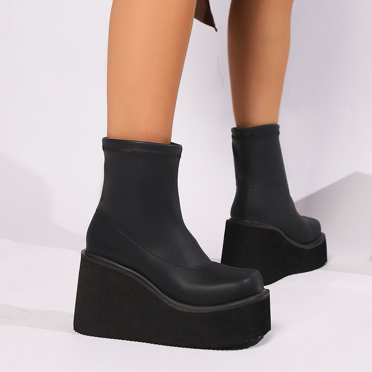 Plus Size Fashion Stocking European And American Fashion Women's Boots