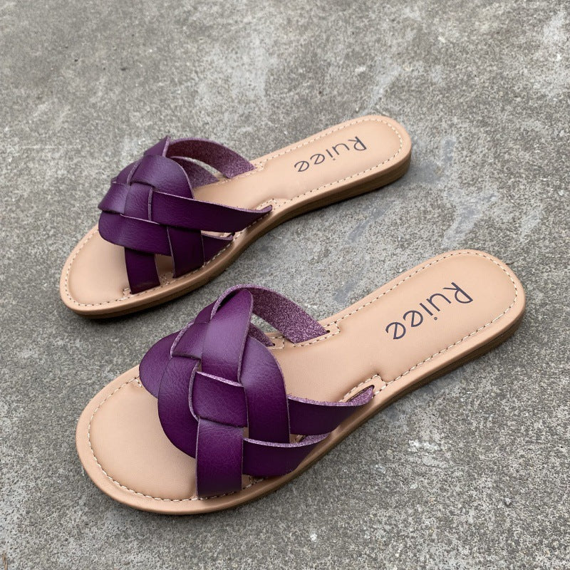 High-grade Flat Slippers For Women Summer
