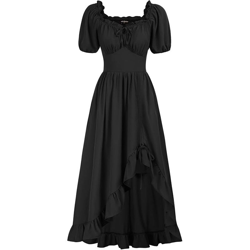 Retro Irregular Women's Stage Dress