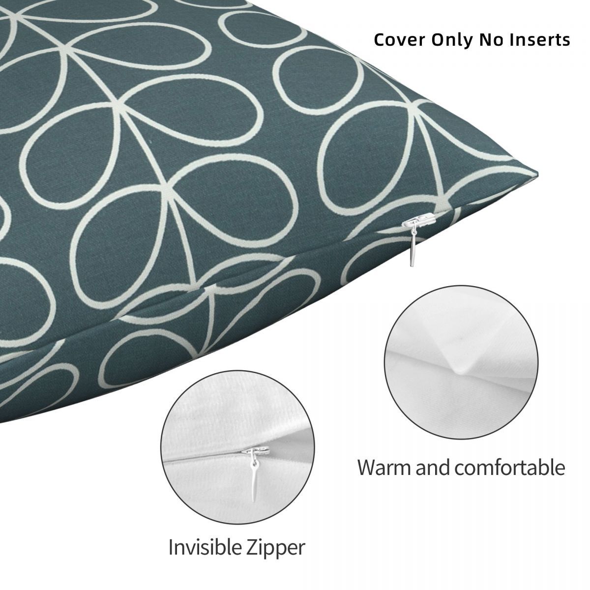 Home Fashion Linen Ethnic Print Pillowcase