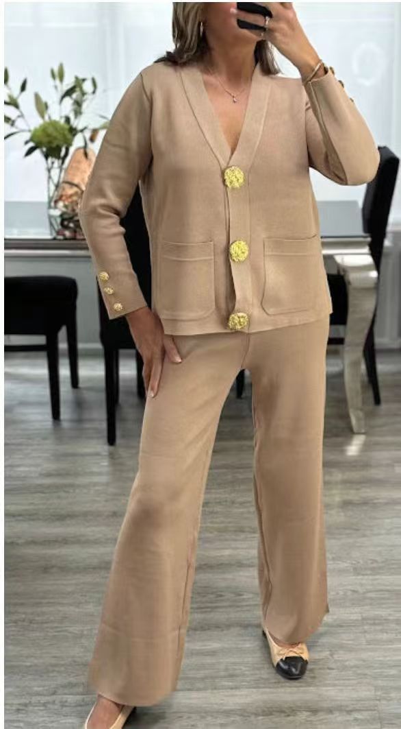 European Goods Casual Fashion Two-piece Suit Female Spring And Autumn All-match