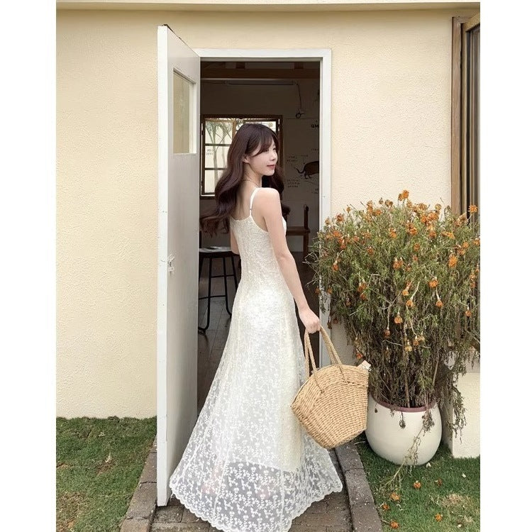 Women's Summer Lace Jacquard Vacation Skirt