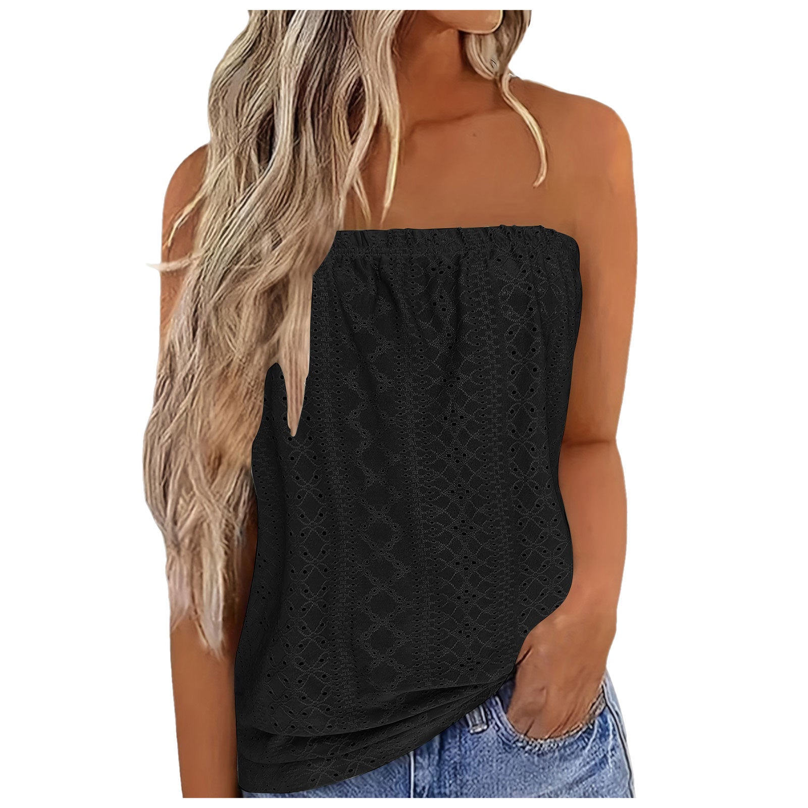 Women's Floral Multicolor Printing Elastic T-shirt Vest Top