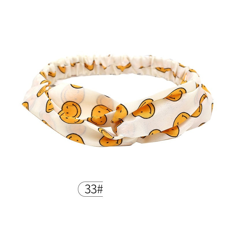 Elastic Cross Hairband Ladies Headband Hair Band Yoga Sports Headband