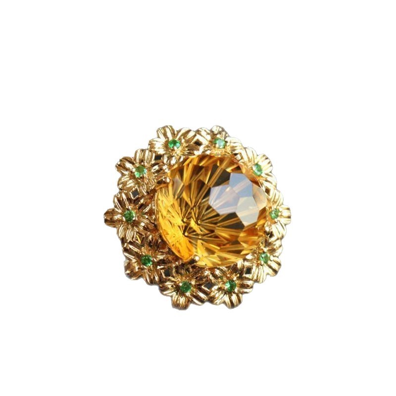 European And American New Palace Style Bright High-grade Open Ring