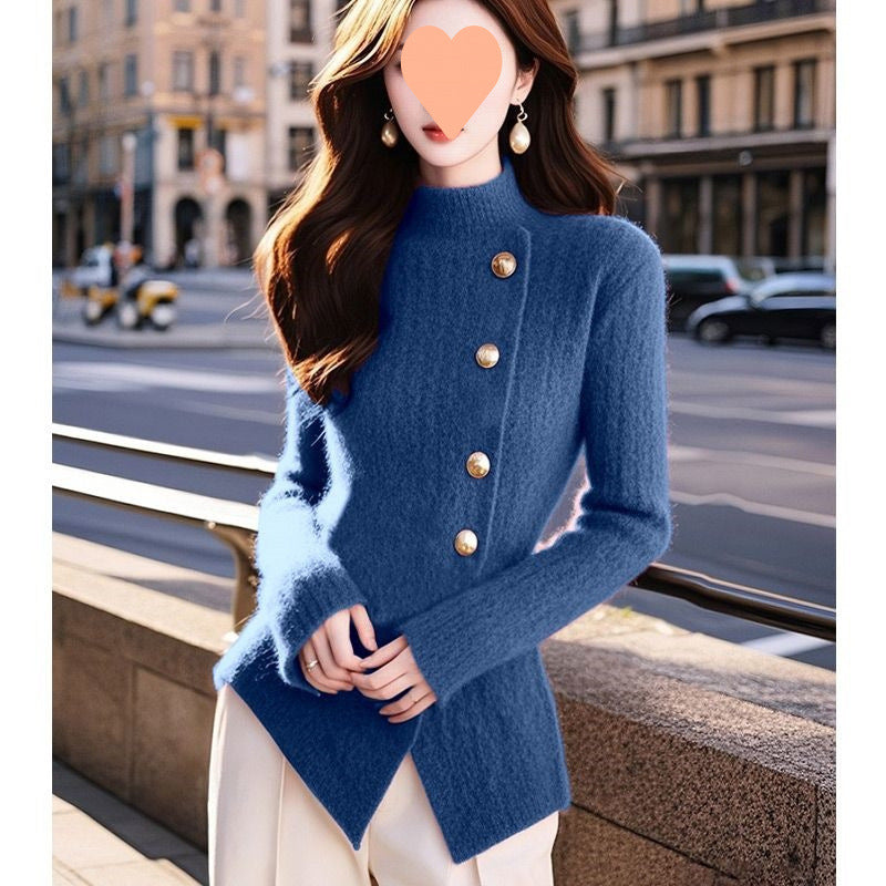 Soft, Chewy, Figure-hugging, And Slimming Knit Top