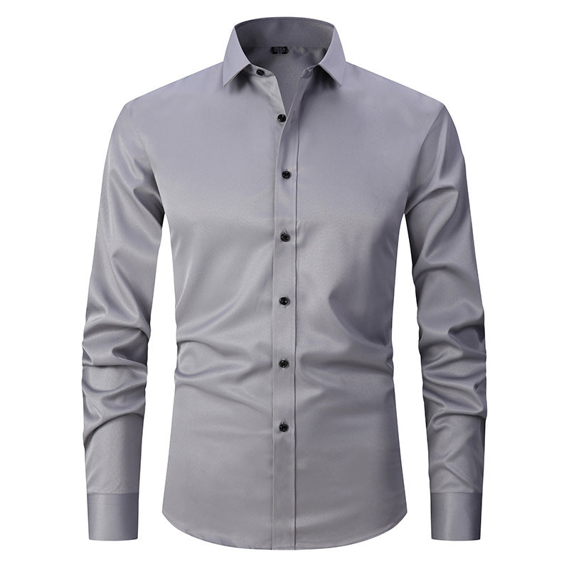 Stretch Long Sleeve Shirt Men's Work