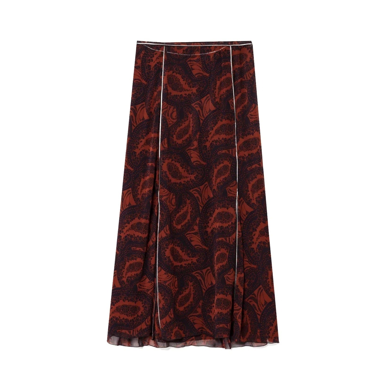 European And American Style Fashion Simple Printed Top Skirt