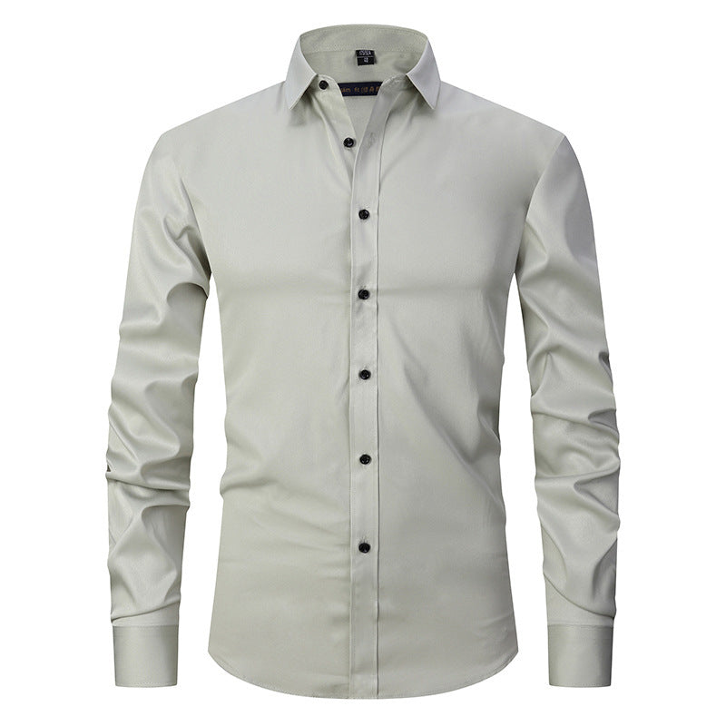 Stretch Long Sleeve Shirt Men's Work