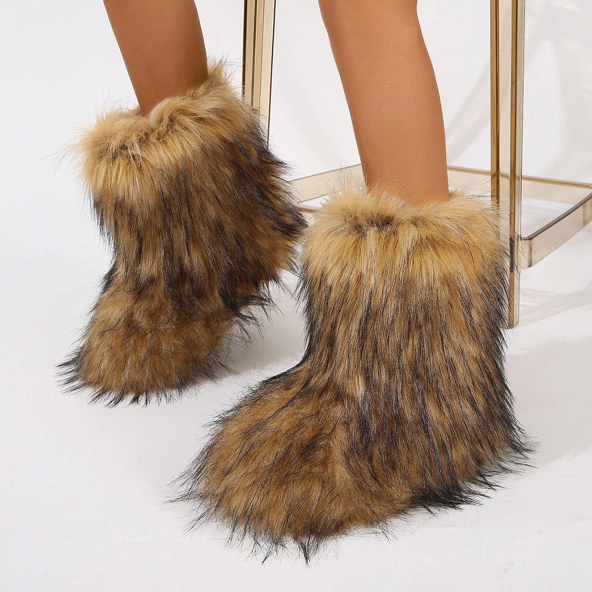 Stylish Personalized Winter Boots For Women - Adorable Spicy Girl Mid-Length Snow Boots, Cozy And Warm