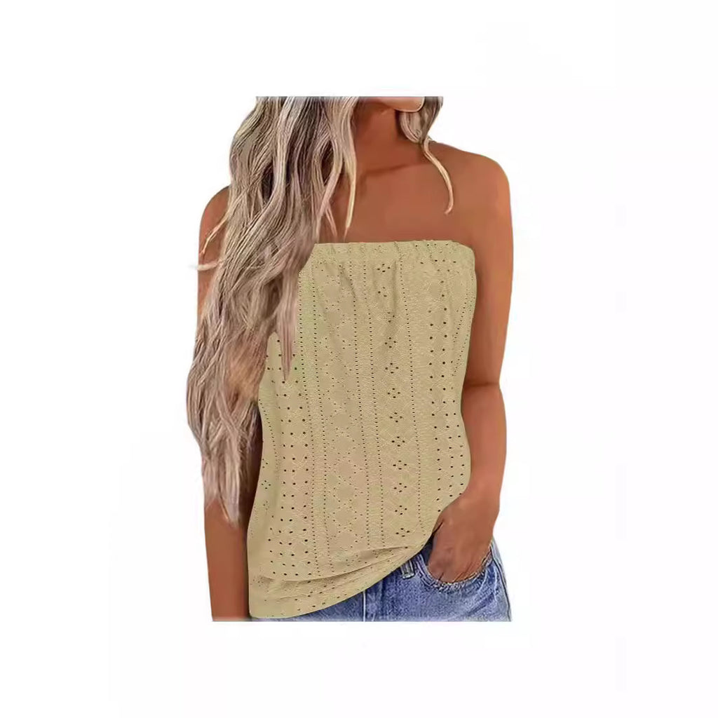 Women's Floral Multicolor Printing Elastic T-shirt Vest Top