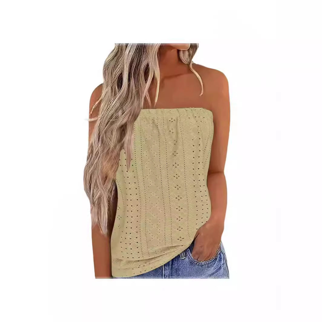 Women's Floral Multicolor Printing Elastic T-shirt Vest Top