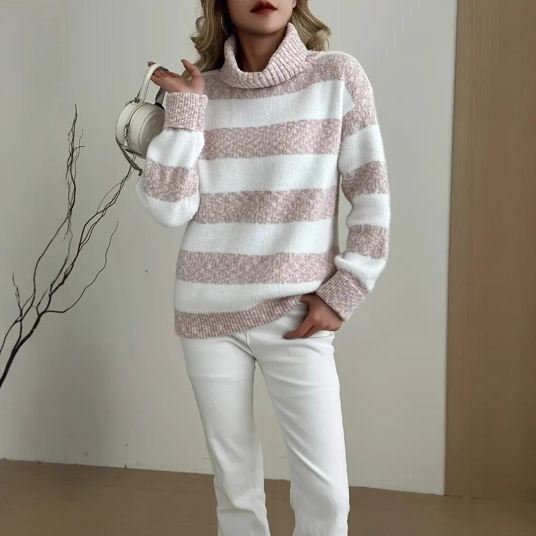 Women's Loose Outer Wear Artificial Mink Fur Sweater