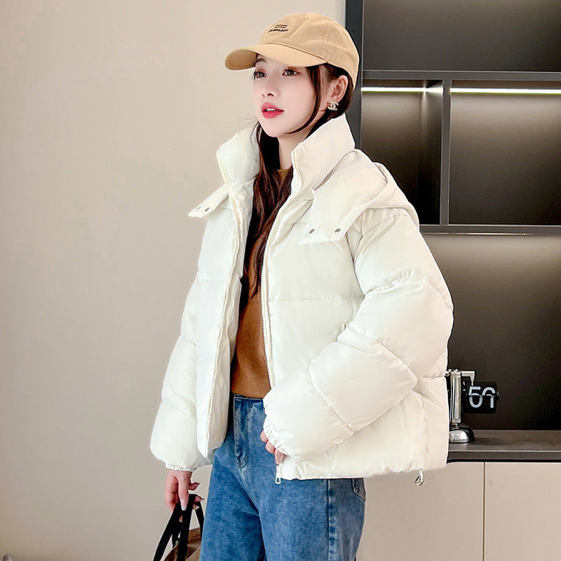 Winter Hooded Slim-fitting Cotton-padded Jacket Fashionable Stylish
