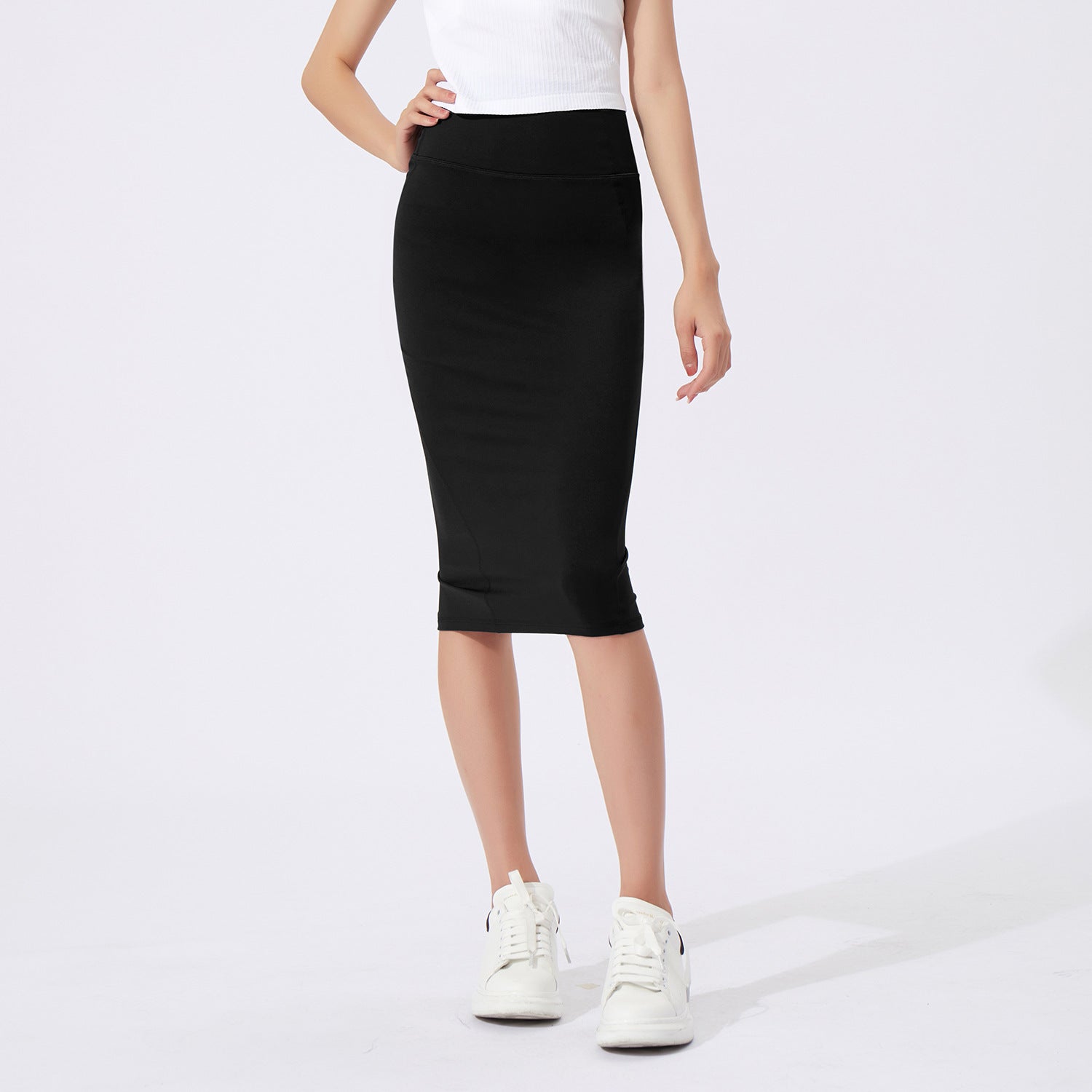 Nude Feel High Waist Hip Lift Sports Running Skirt