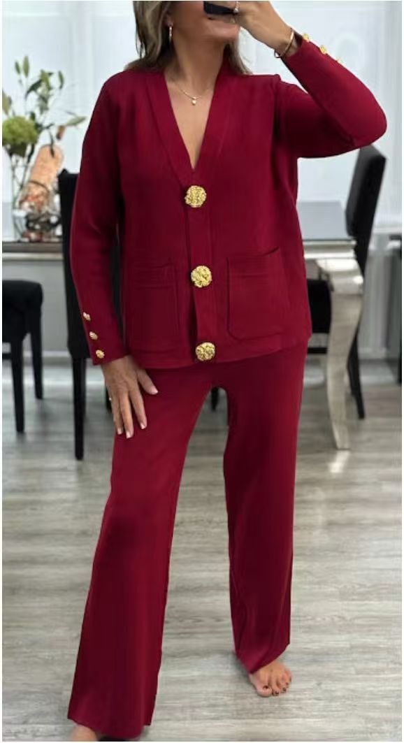 European Goods Casual Fashion Two-piece Suit Female Spring And Autumn All-match