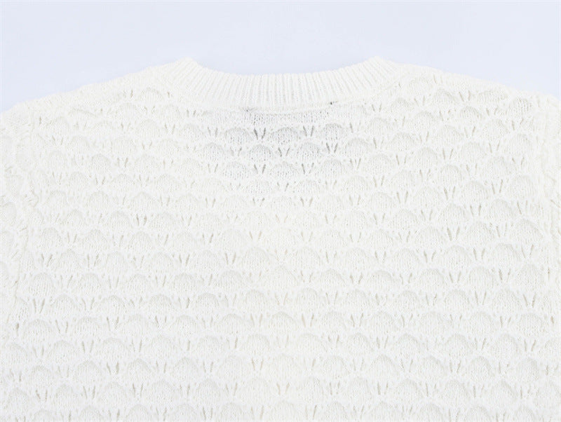 Women's All-match Round Neck Single-breasted Coat